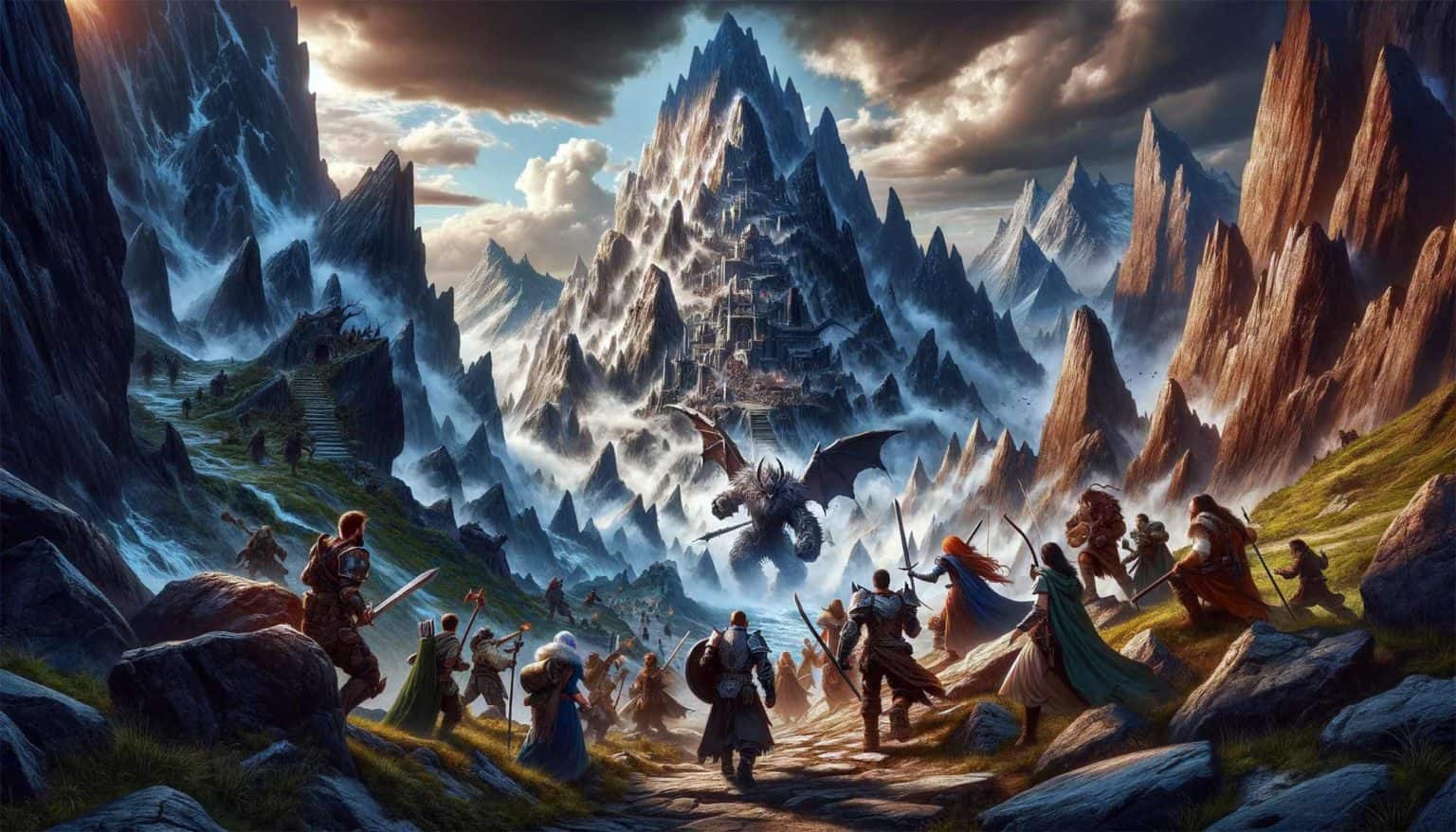 D100 Random Mountain Encounters 5e DND LitRPG Reads