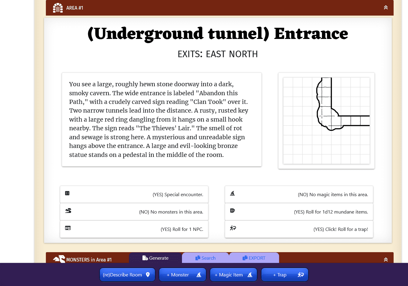 DND Random Dungeon Room Generator with AI - LitRPG Reads